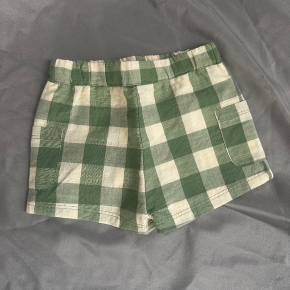 Green Gingham Pehr Shorts - Picture 1 of 2